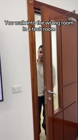POV: You Walk through the wrong door of a tech room 💻 #Tech #teamwork #techworld #developer #foryou 