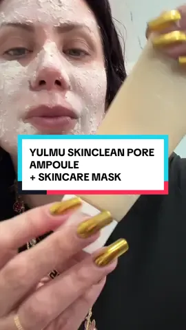 YULMU SKINCLEAN PORE AMPOULE SKINCARE MASK #PielLimpia #PorosRefinados #RutinaFacial #PielSuave #GlowNatural
