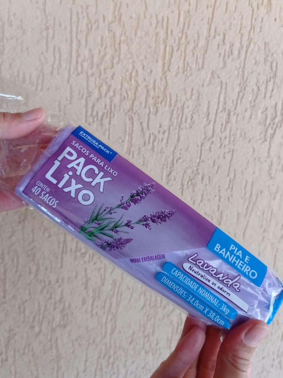Kit 10 Sacos de Lixo com Fragrância Perfumada de Lavanda 🪻  #perfume #sacodelixoperfumado #banheiro #lavanda #tiktokshop 
