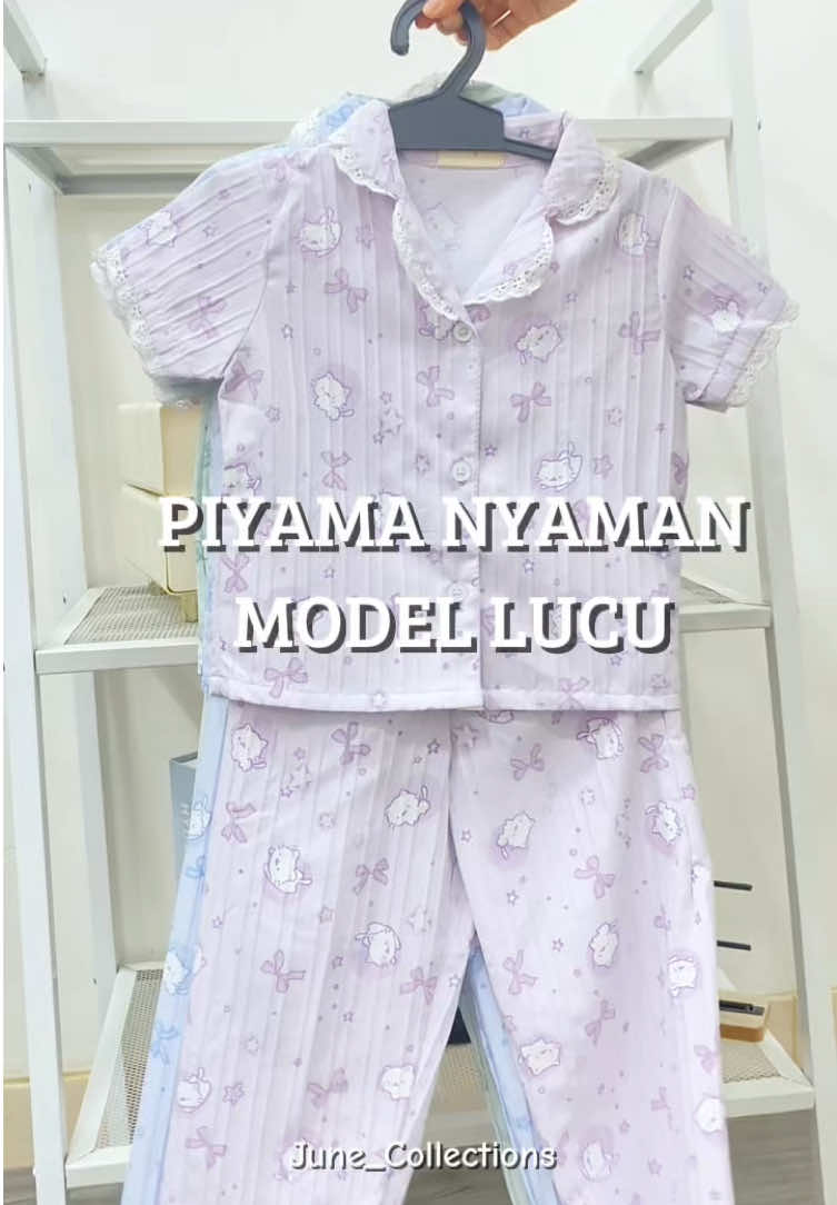 Model piyama gemes dengan banyak variasi motif bunda😍🥰 #bajuanakmurah #promo #livesale #paydaysale 