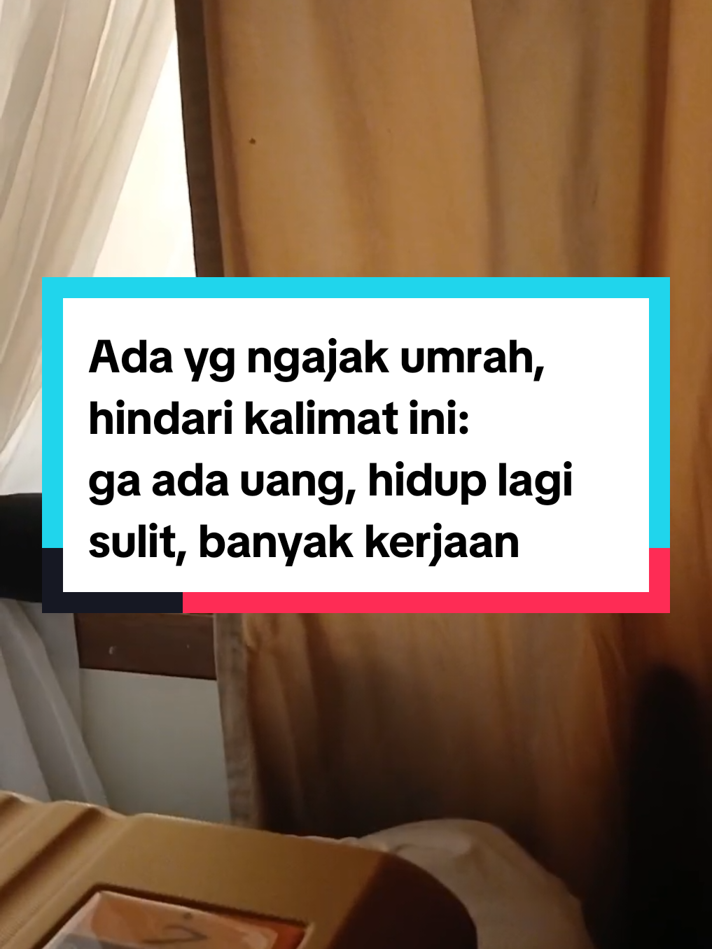 Ada yang ngajak umrah hindari kalimat : 1. Ga ada uang 2. Boro2 hidup sulit gini 3. Lagi banyak kerjaan  #umrah #motivasi #mekkah #masjidilharam 