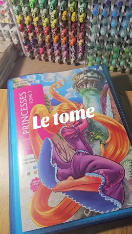 Tome 2 Princesse  Un coup de cœur 😍  Es vous quelle et votre tomes préférer ? #tooliart  #guangna  #graps  #coloriagesmysteres 