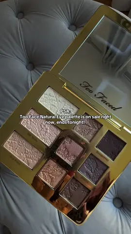 Run grab your eyeshadow  #tiktokshopfalldealsforyou #tiktokshoprestock #tiktokshopcybermonday #toofaced  **Final price and shipping may vary depending on each customers available coupons. Promotion may have ended by the time you see this. 