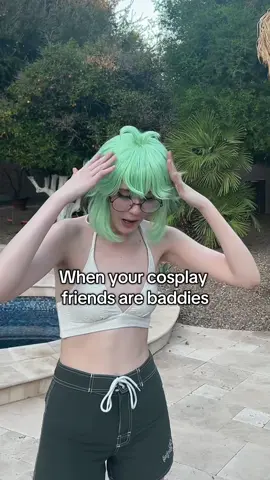 The cosplay group made it out of the gc 😤🙏 @Bear @acidmoniplays #cosplay #GenshinImpact #sucrose #ganyu #wlw 