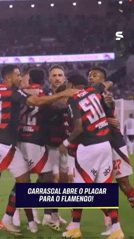 🔥 CARRASCAL ABRE O PLACAR! ❤️🖤 O camisa 15 do Mengão soltou a bomba e fez o primeiro no clássico contra o Vasco. Maracanã pegando fogo! ⚽💥 Contém legenda automática. #BrasileiraoNoSportv #Flamengo #Vasco #Classico #Carrascal