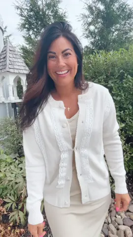 This lace cardigan is the definition of cutest must-have ever 🫶 Perfect for layering, dressing up, or just feeling effortlessly pretty. #LaceCardigan #ClosetMustHave #EffortlessStyle #OOTDReady #PrettyInLace
