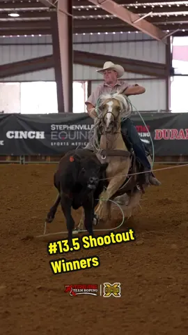 “Stephenville Shootout” presented by: @XTremeTeamRoping 🤠 #13.5 Aggregate Winners: Colten Runyan & Cole Piotrowski  ⏱️ 8.58 seconds (31.30 on 4 head) Watch live: xftr.net/ss25 Run Delivery: XFRundelivery.com
