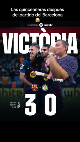 Ya salieron las quinceañeras hablar#fcbarcelona #halamadrid #realmadrid #viscabarca🔴🔵 #futbol⚽️ 