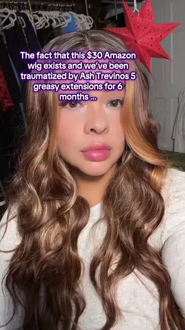 It’s $30. THIRTY DOLLARS.  And we would never have to know Ash Trevinos hair is never washed. It comes in like 6 different colors including blonde. #ashtrevino #hair #ashleytrevino #rebrand #fyp #latinastiktok 