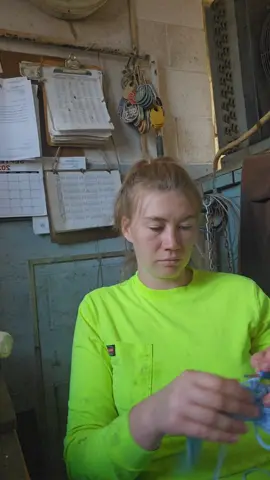 Making a hat for myself since I never make anything for me. #fyp #farmers #bluecollar #crochet #yarn 