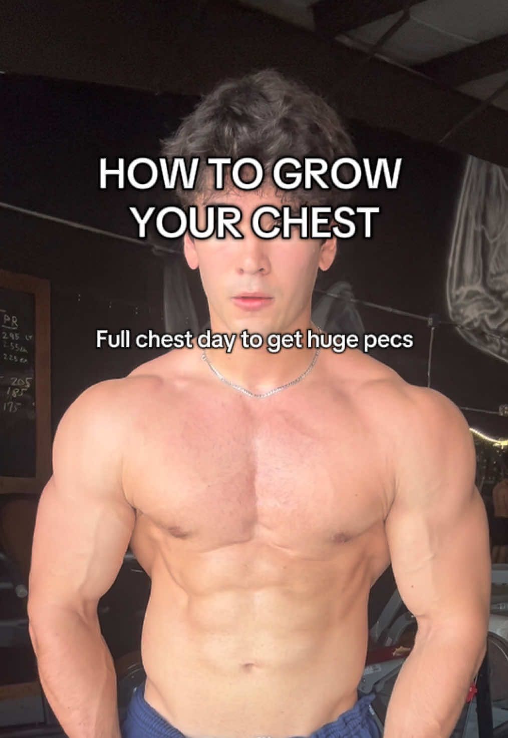 Chest workout video #gym #GymTok #chestday #bodybuilding #pecs 