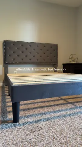 simple and stylish upgrade! 💫💫 Get a stunning new bed frame without the hassle! #bedframe #shacerlinfurniture #bedroom #furniture #homedecor 