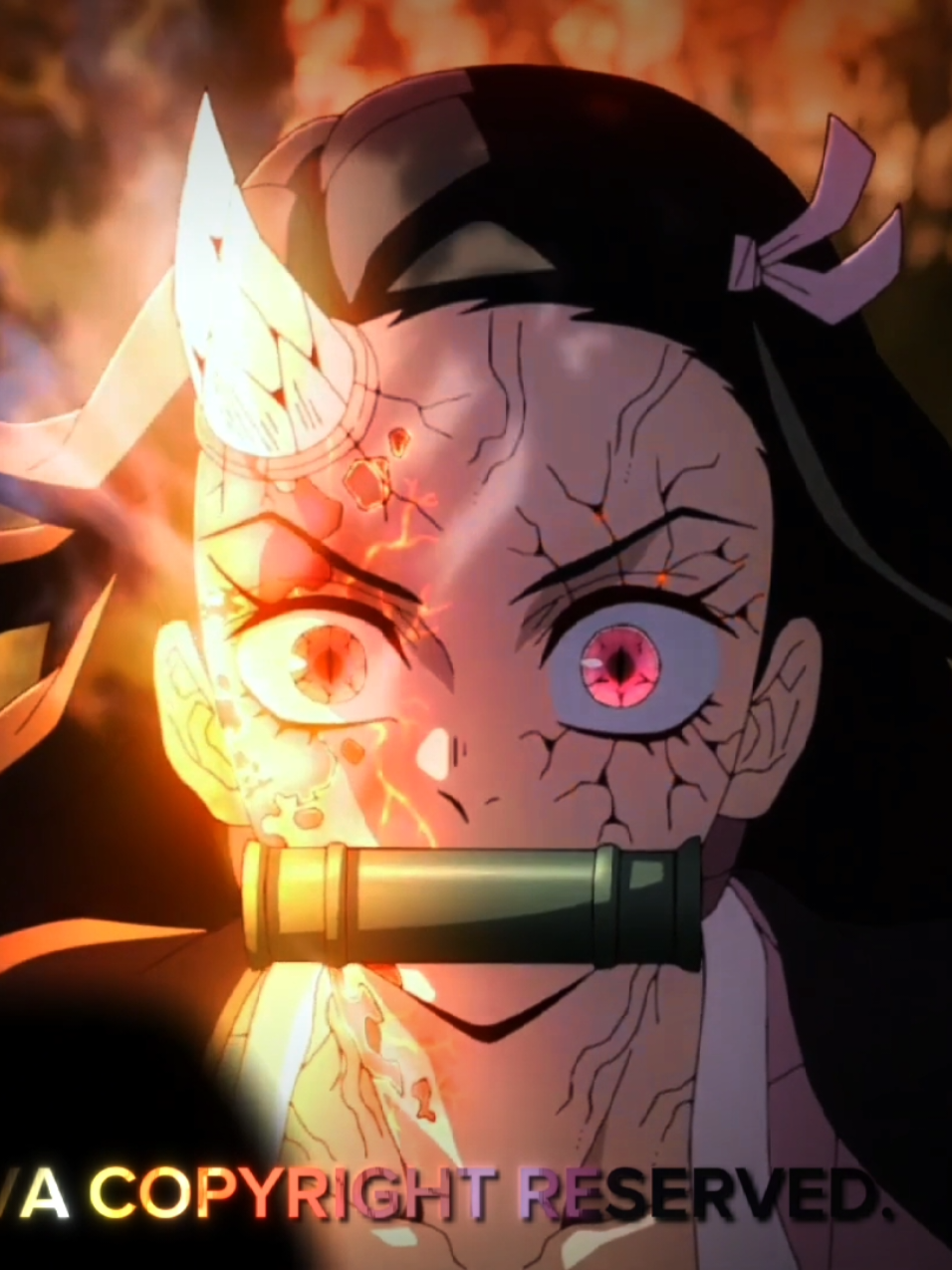 Eu caminhei com a luz do sol ☀️ #nezuko #demonslayer #foryou #edit #kimetsunoyaiba 