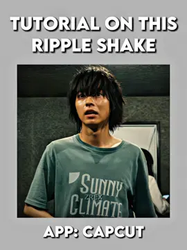 Ripple shake tutorial in#CapCut #edittutorial #capcuttutorial #areyouaneditor #capcutpioneer 