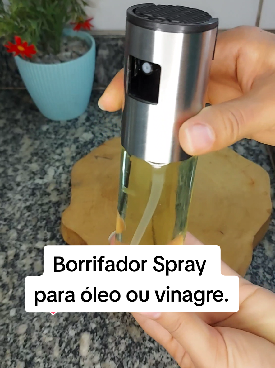 Borrifador Spray de óleo azeite ou vinagre. #borrifador #borrifadorspray #comidasaudavel #receitasaudavel #dieta 