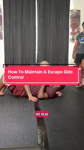 Here’s how to maintain & escape side control #jiujitsu #brazilianjiujitsu #martialarts #jiujitsugrappling #jiujitsulifestyle 