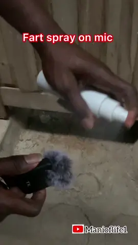 Fart spray on mic 😂😂