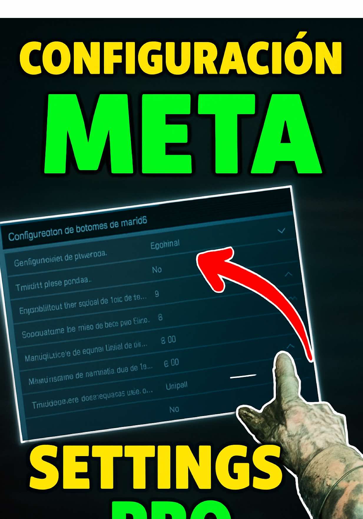 Config De Pros Secreta!!! #warzone #resurgence #configuracionperfecta #aim #aimbot 