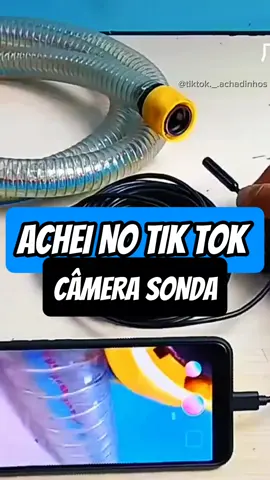 Com isso você consegue enxergar tudo! #câmera #descoberta #tecnologia  #praticidade #cabo 