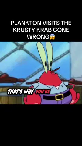 PLANKTON NEEDS TO SUE MR KRABS! #fyp #funny #squidward #spongebob #plankton 