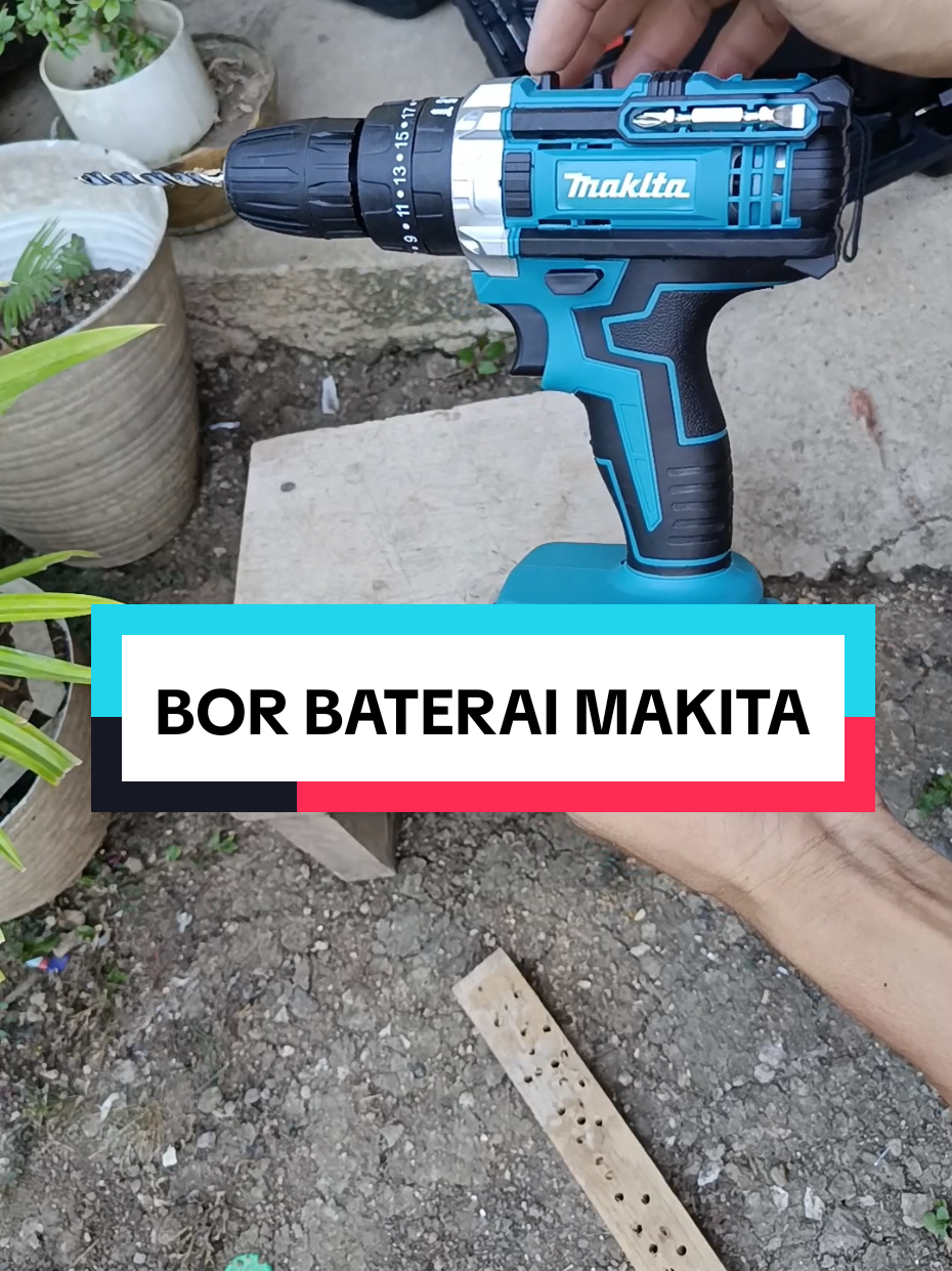 BOR BATERAI MAKITA MODEL GAHAR, LEBIH POWERFULL. LEBIH COCOK UNTUK KERJA HARIAN, AMBIL PROMONYA SEBELUM KEHABISAN #borbaterai #mesinbor #MAKITA #makitatools #wibgajian 