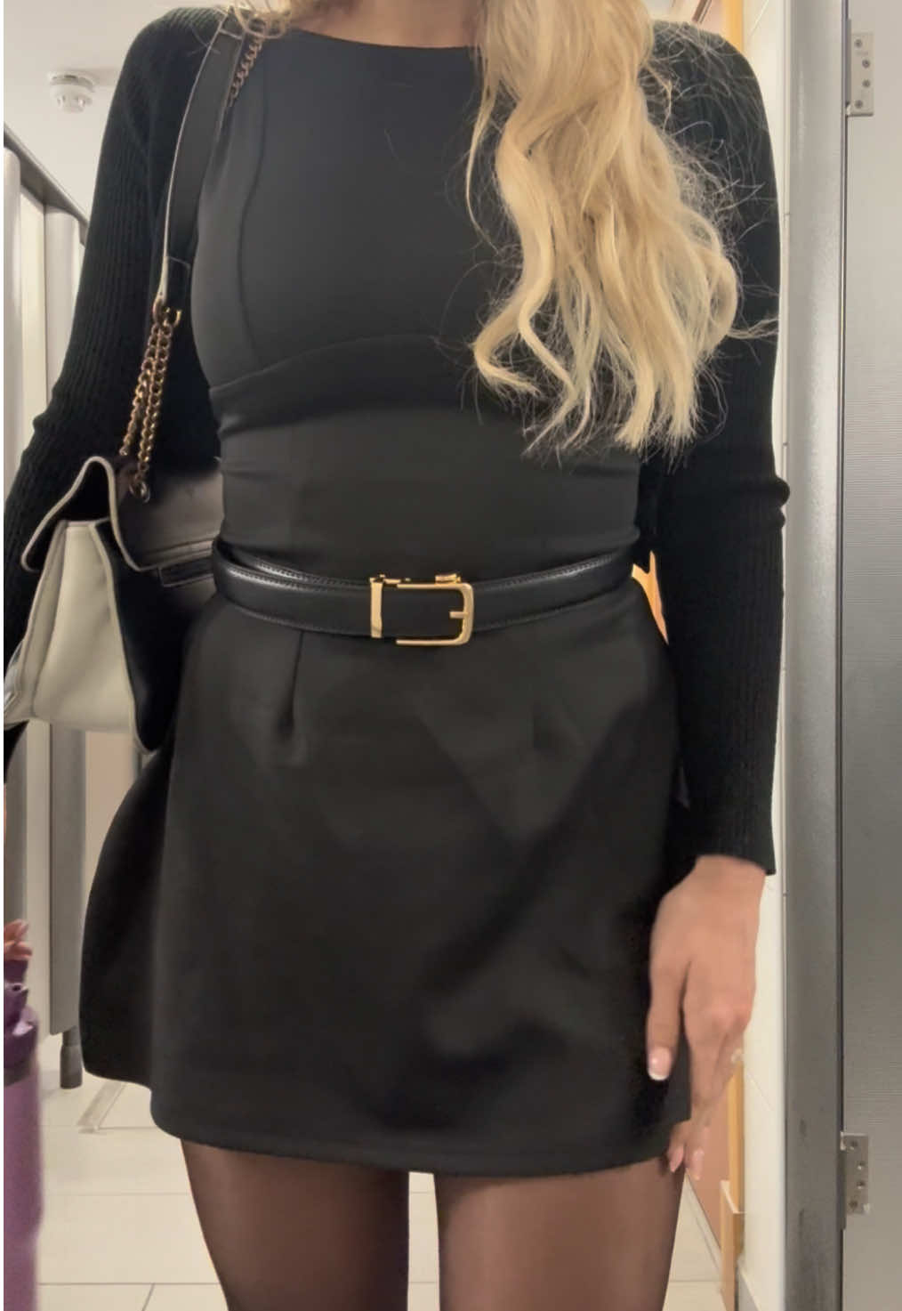 Why do dresses come up so short these days?