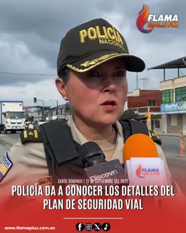 🔥 La Policía Nacional del Ecuador dio a conocer los pormenores del Plan de Seguridad Vial, implementado en beneficio de toda la ciudadanía. 👉 El encuentro busca informar sobre las acciones y medidas que se aplicarán para garantizar mayor seguridad en las vías del país. 🔴 Noticias en vivo por Flama 104.5 FM Mantente informado con las noticias más actuales y relevantes. 🕖 Primera edición: 7h00 AM 🕦 Segunda edición: 11h30 AM 📲 Línea directa para tus denuncias o reportes: 0989016812 🌐 Más información en: www.flamaplus.com.ec 📻 ¡La noticia donde tú estás, en Flama 104.5 FM! #Noticias #Ecuador #SeguridadVial #PolicíaNacional #Flama1045FM   