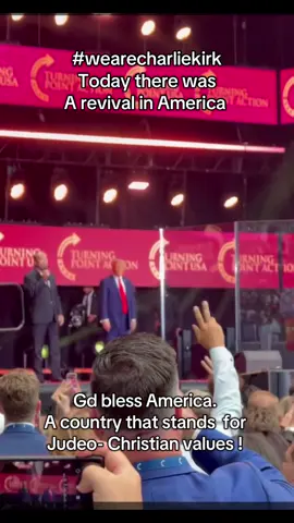 Today there is a revival.   Christians and Jews and every American that is proud to call this their country found themselves again.  Gd bless the USA #charliekirk #trump #usa #politics #wearecharliekirk 