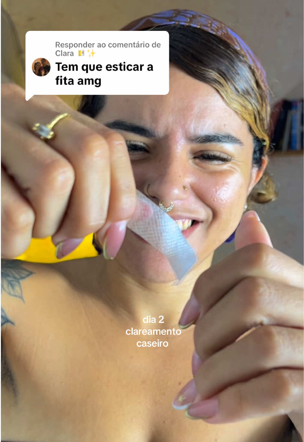 Respondendo a @Clara 🇻🇦✨ dessa vez coloquei cada um no lugar certo, sequei, estiquei e escovei depois. Será que melhorou um pouquinho? 