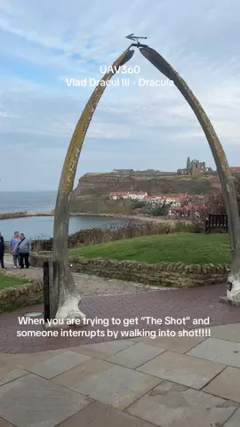 When you are trying to get “The Shot” and someone interrupts by walking in your shot!!!! I could hear the tap tap tap of the stick and just knew who it was 😂🧛‍♂️ A problem that many people encounter while in Whitby @Whitby Goth 