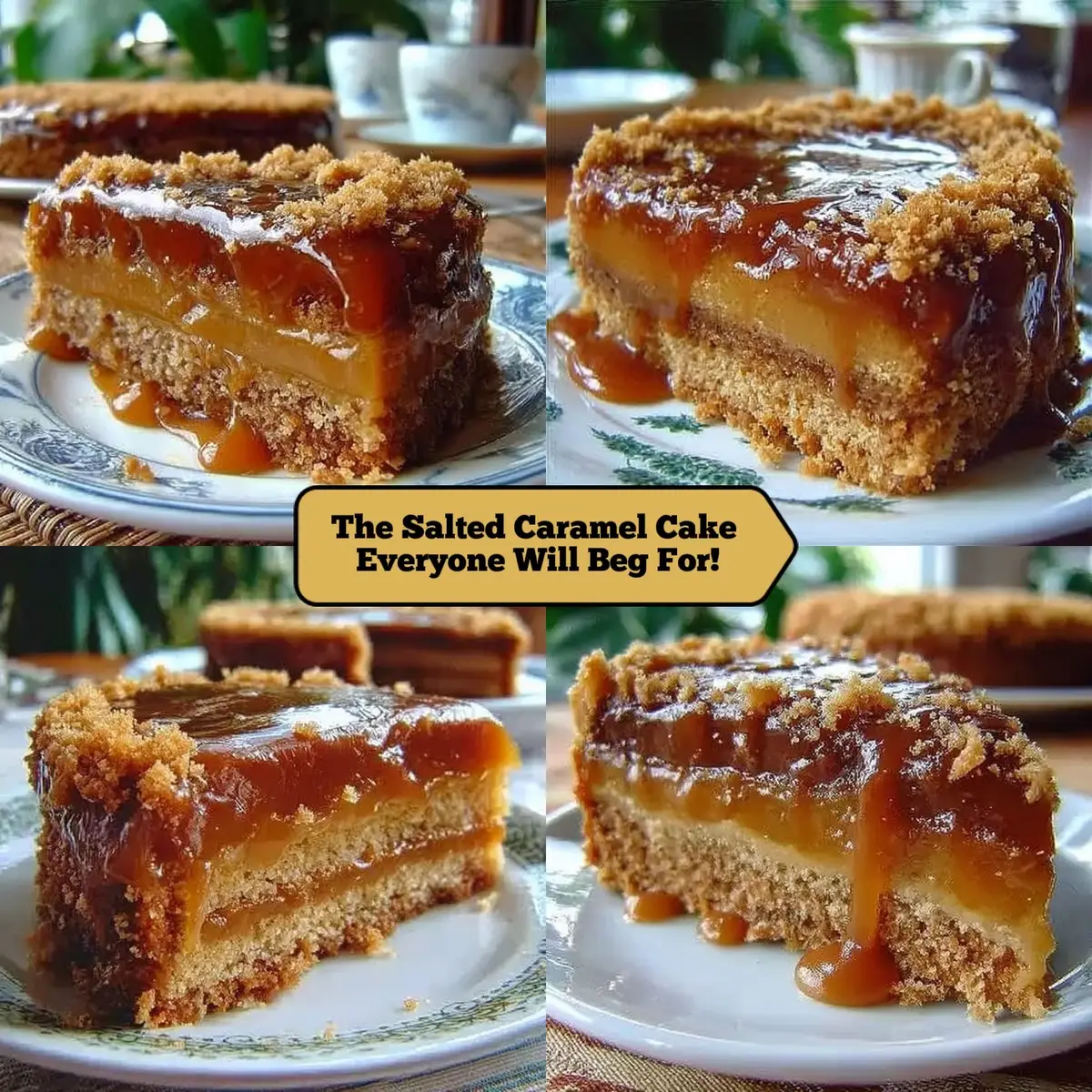 A soft, moist cake layered (or topped!) with luscious salted caramel — an irresistible treat for birthdays, tea time, or anytime you crave a rich dessert. Ingredients (serves 8–10): 	•	1 ½ cups all-purpose flour 	•	1 tsp baking powder 	•	½ tsp salt 	•	½ cup butter, softened 	•	¾ cup brown sugar 	•	2 large eggs 	•	1 tsp vanilla extract 	•	½ cup milk Salted Caramel Sauce: 	•	½ cup sugar 	•	3 tbsp butter 	•	½ cup heavy cream 	•	Pinch of sea salt Bake the cake, drizzle warm caramel on top (or fill between layers), sprinkle a little flaky salt — pure bliss! ✨ #SaltedCaramel #CakeLovers #FrenchDessert #bakingtok 