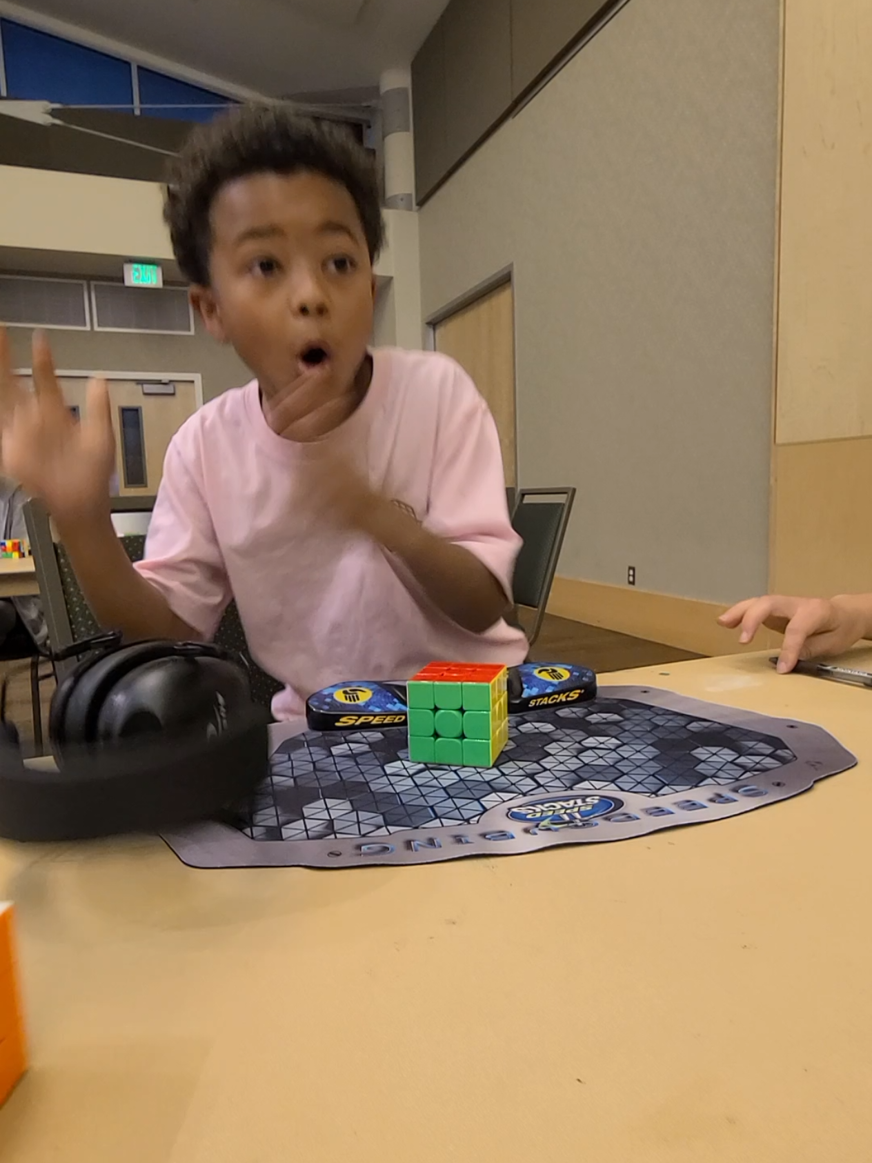 12.96 Seconds! NEW PR! Insanely Fast One-Handed Rubik's Cube Solve! #speedcubeshop #cube #like #amazing #incredible 