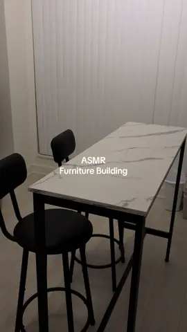 this took me like 2 hours to build but love this dining set from @Wayfair Canada ! if you’re looking for an affordable piece for your home, this one is perfect 👌🏽 link in bio! #furniture #asmr #wayfair #Home #apartment 