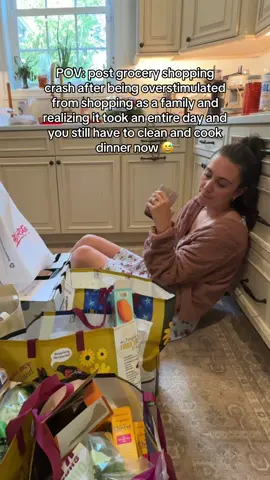 On top of that, a fly flew in while we were bringing in the groceries 🤣 it’s lucky I’m exhausted 🙃 #groceryshopping #familythings #motherhood #realmomlife #momlife