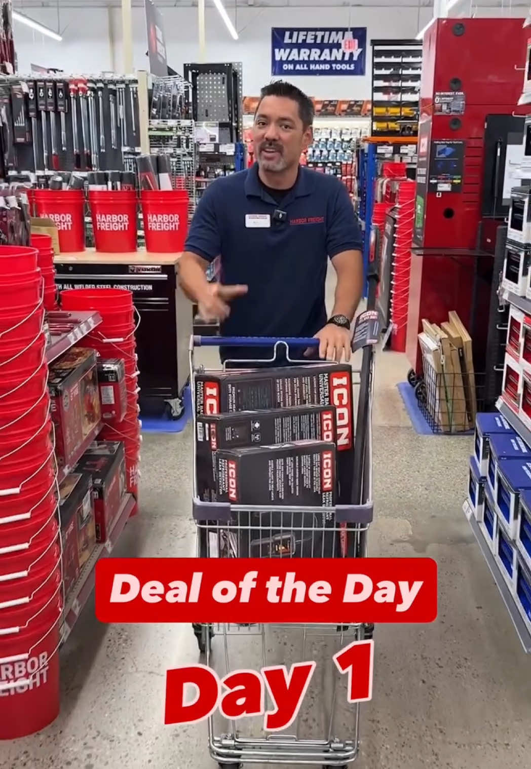 Harbor Freight’s Deal of the Day is back! Each day we’re bringing you a new deal - valid for ONE DAY ONLY!   DAY 1 - Monday, September 22nd ONLY: Take 25% off all ICON scanners and auto shop tools! PLUS, take $30 OFF the ICON 58” Professional Pry Bar! No coupons required, while supplies last, valid in-store only. Check back daily for new deals!