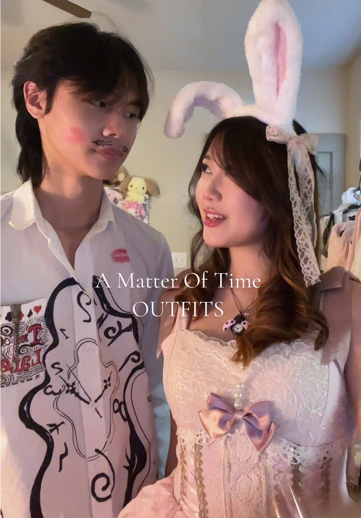 Seeing Laufey Tonight at Austin 💭 Our Laufey Concert outfits 🐇🕰️✨ 🎀 A matter of time 🫶🏻 @laufey @laufeyland @Mei Mei the Bunny #laufey #amatteroftime #outfitidea #concert #moodycenter 