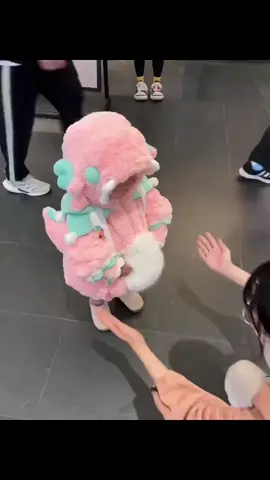 cute little baby with a clothes dinasour☺🤭✨❤ #fyp #cute #cutebaby 