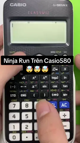 ninja run :)))#casio580#xh
