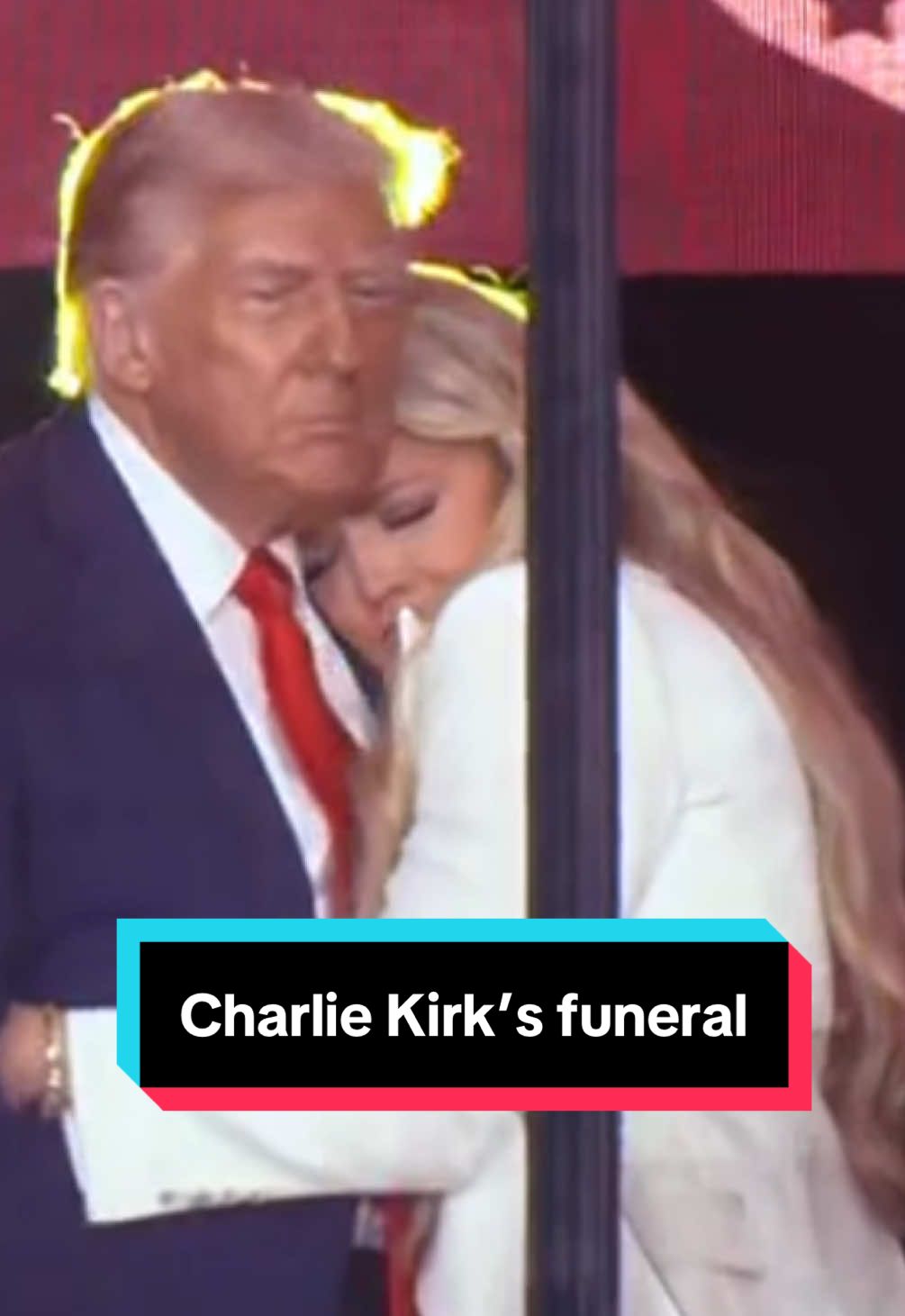 President Donald Trump and Erika Kirk paid tribute to Charlie Kirk with heartfelt remembrances.