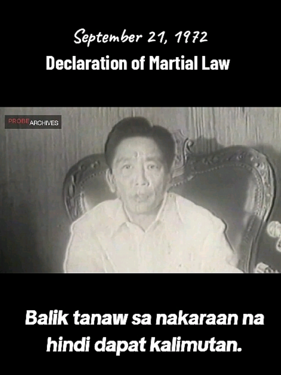 'PROBE ARCHIVES PRESENTS: REVISITING HISTORY' On September 21, 1972, then President Ferdinand Marcos declared Martial Law in the Philippines. In this Probe Archives Dokyu Playlist, we look back at nearly 20 years of authoritarian rule and deception under the Marcos dictatorship. This collection uncovers archival footage, interviews, and analysis that vividly depict the impact of Marcos's regime the nation's political landscape and its people. As the country comes together today to demand better from the government, remember that one lesson is clear: History can be revisited, but never rewritten. WATCH THE DOKYU PLAYLIST HERE: https://bit.ly/ProbeArchivesRevisitingHistory #ProbeArchives  #HistoryOnReel  #NeverAgain  #NeverForget  #MartialLaw 