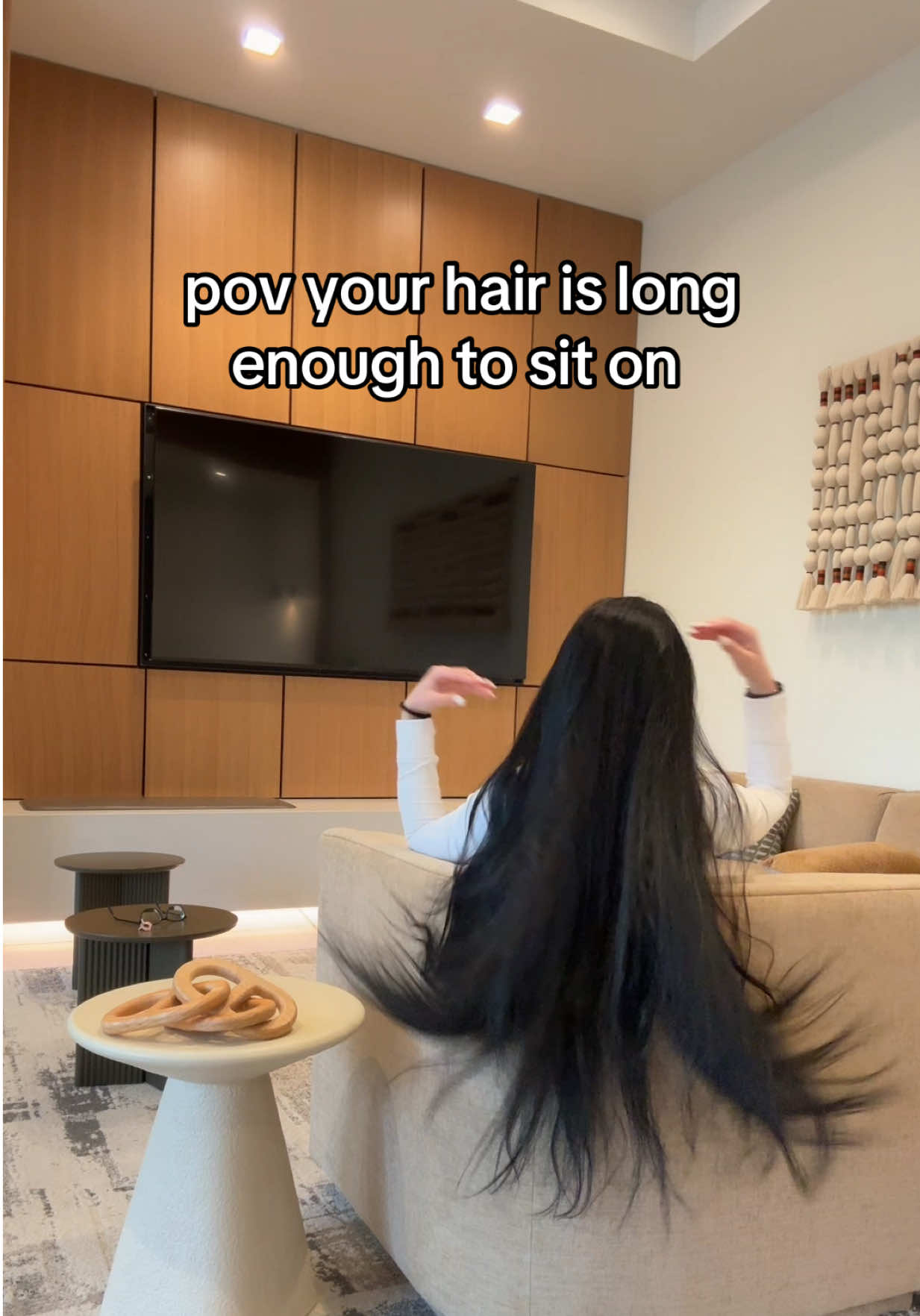 hair so long I can sit on it🪑 #longhair #longhairdontcare #longhairstyles #longhairgoals #hair 
