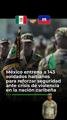 México capacita a 143 soldados haitianos para fortalecer la seguridad en Haití. Un contingente de 143 soldados haitianos (15 mujeres y 128 hombres) concluyó este viernes un entrenamiento militar básico de ocho semanas en un campo del Estado de México. La formación, que incluyó defensa personal, tiro y derechos humanos, forma parte de un acuerdo bilateral para apoyar a Haití en la reconstrucción de sus fuerzas armadas ante la crisis de violencia. Este esfuerzo busca fortalecer la capacidad del país caribeño para enfrentar a las bandas armadas que controlan gran parte de su territorio. #Haití #EjércitoMexicano  #SeguridadInternacional  #SoldadosHaitianos #CooperaciónBilateral 