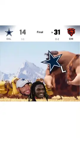 Da bears beat the cowboys. #NFL #NFLMemes #CowboysvsBears #Football #🏈 