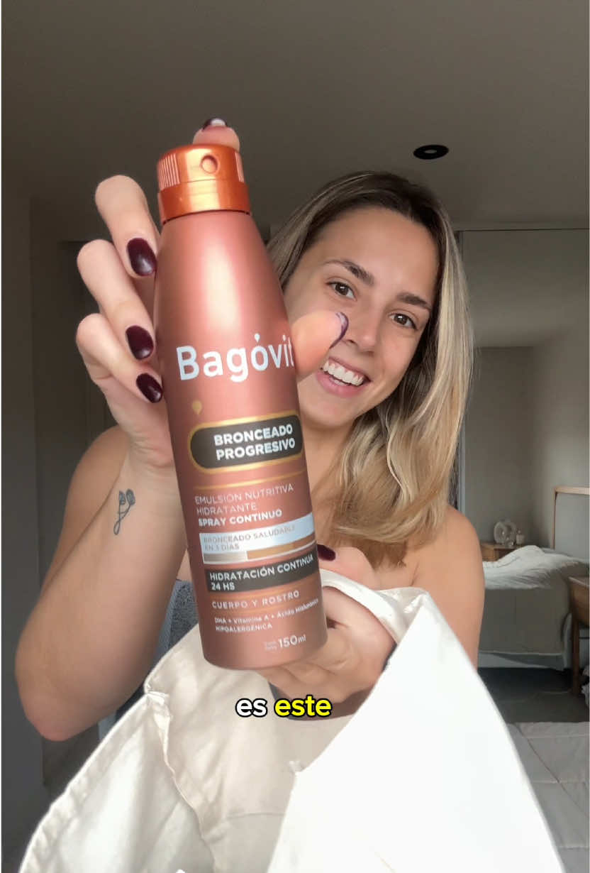 Probando el autobronceante Bagóvit en spray  . . . . . #Bagóvit #BagóvitCorporal #BronceadoBagóvit