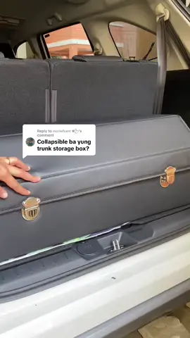 Replying to @𝘮𝘢𝘳𝘪𝘪𝘦𝘧𝘪𝘤𝘦𝘯𝘵 ❖ᥫ᭡ wag dalhin ang bodega sa kotse! Waterproof, compact at stylish pa dahil leather ang material na ginamit dito #fyp #cartok #cartrunkorganizer #caressentials #carsoftiktok 