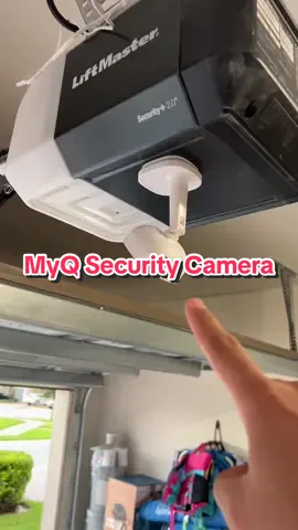 This MyQ Smart Security Camera directly connects to my garage door and I can access to my garage door and live video @myQ Smart Home & Garage #myq #myqsecuritycamera #myqcamera #securitycamera #tiktokshoprestock 