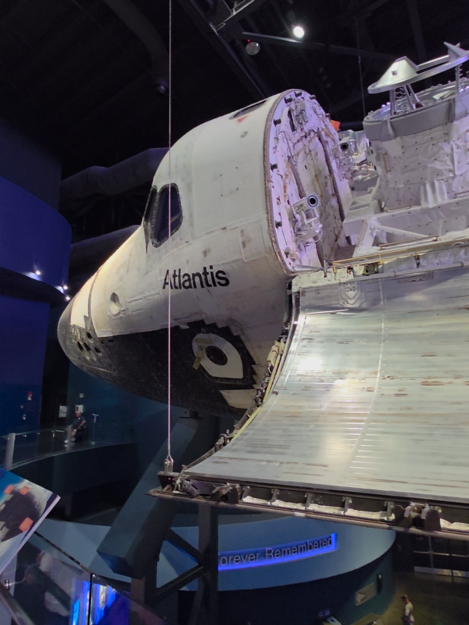 Space Shuttle Atlantis at Kennedy Space Center #SpaceShuttle #Atlantis #KennedySpaceCenter #SpaceCoast #TravelFlorida 