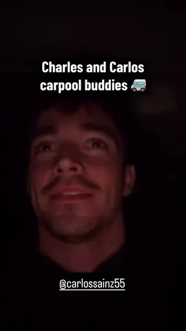 #CharlesLeclerc and #CarlosSainz had to rent a van to get home from #Italy 😂 (via @Charles Leclerc) #f1 #ferrari 