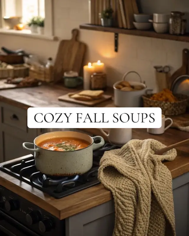 Cozy soup recipes! These are perfect, simple and delicious!  #fall #fallrecipes #autumn #autumnrecipes #fyp 