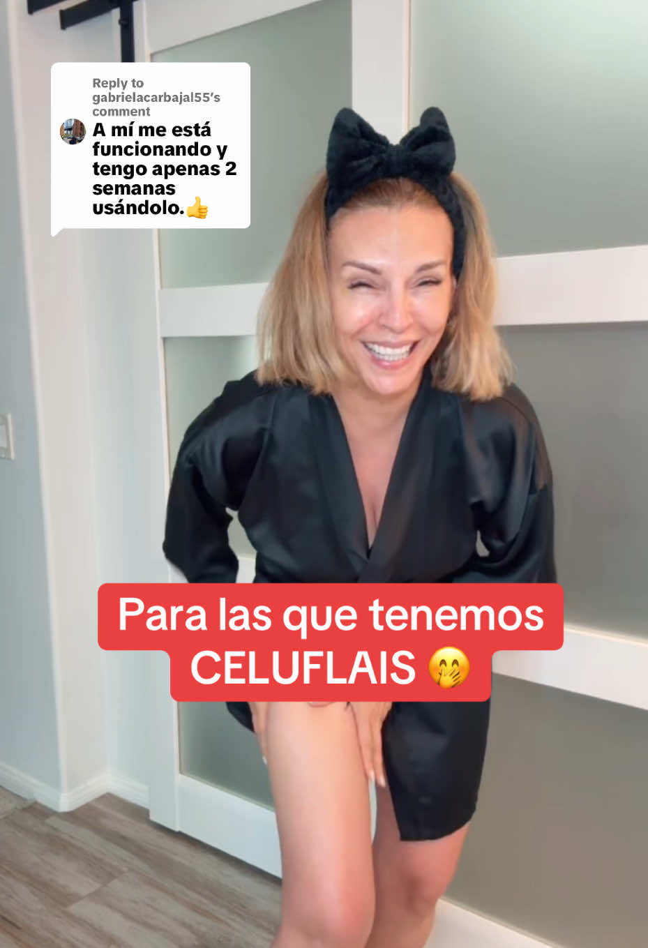 Replying to @gabrielacarbajal55 Me animas a que con más ganas me de mi masaje con mi aceite para la CELUFLAIS 🤭 Corran por uno si tienen piel de naranja o queso cottage 🍊 #m3naturals #pieldenaranja #massageoil #cottagecheese #celu 